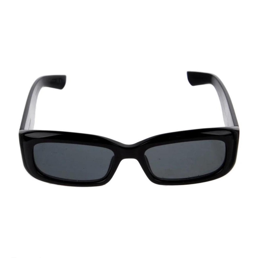 Saint Laurent Black Rectangle Sunglasses